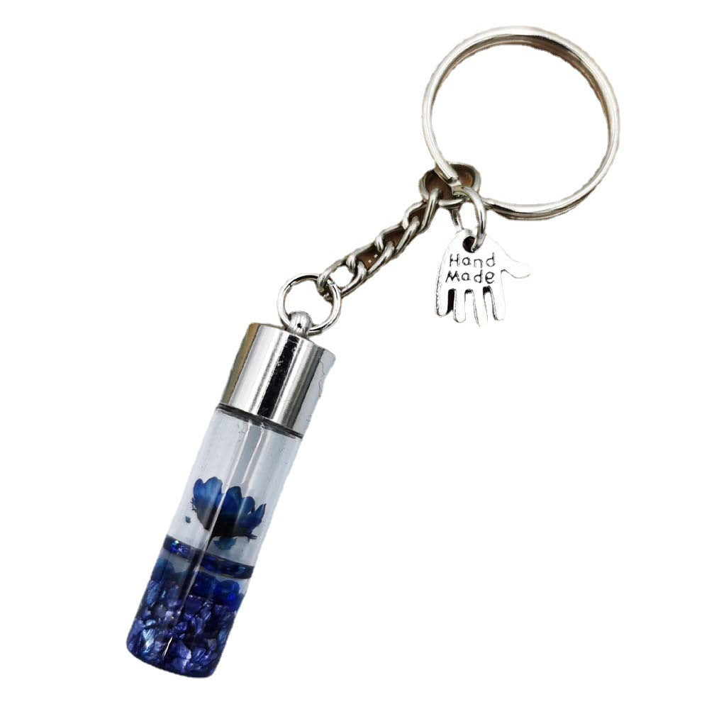 Wholesale Preserved Flower Resin Keychain